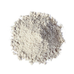 Food to Live Psyllium Husk Powder finely ground texture close-up, ideal for mixing.