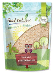 Food to Live Whole Psyllium Husk bottle, premium kosher fiber ingredient.