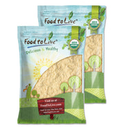 Food to Live Organic Yellow Pea Protein Powder bulk bag for versatile meals.