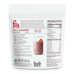 Foods Alive chia protein powder bottle ready to mix a quick shake