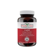 Foods For Gut CoQ10 200mg bottle front displaying vegetarian capsules for energy support