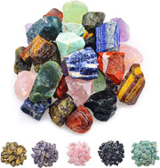 FORBY 1lb rough stones for tumbling and craft projects