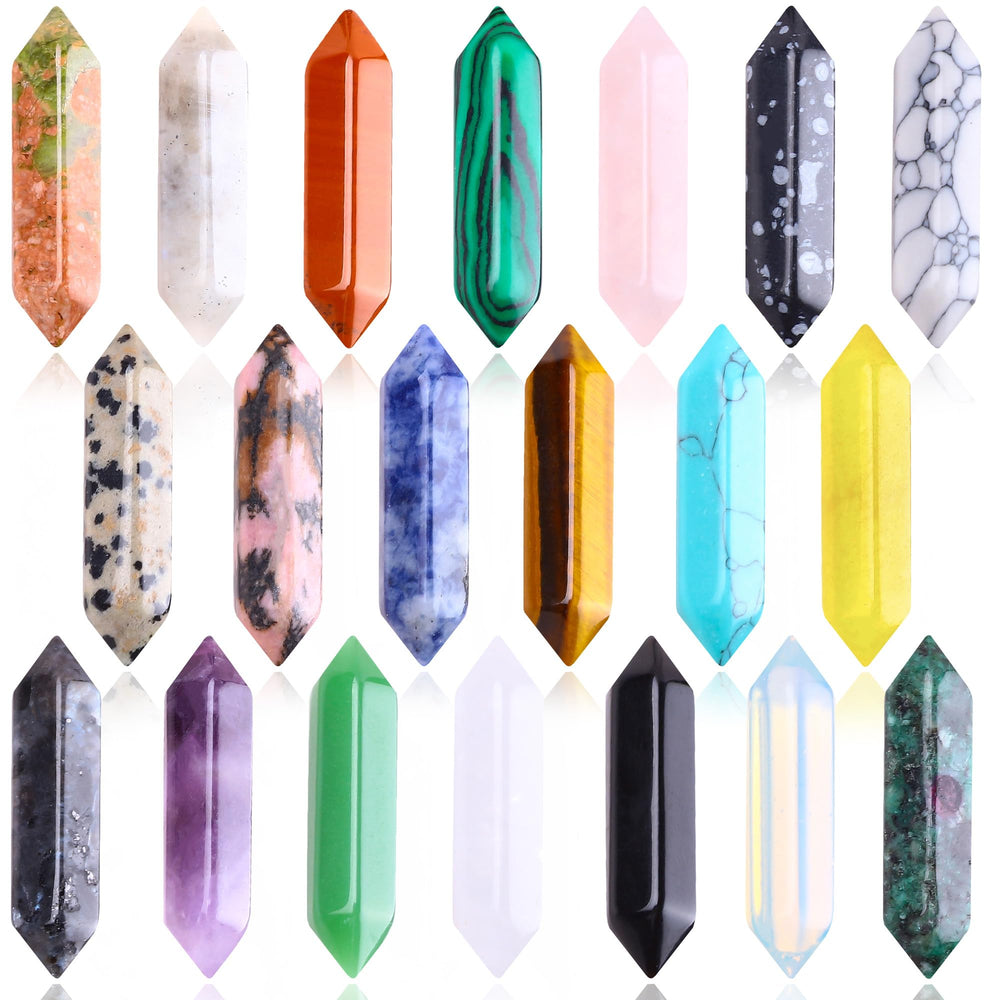 FORBY hexagonal crystal wand with amethyst for meditation focus and calm.
