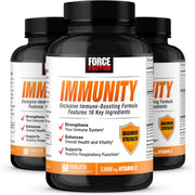 Force Factor Immunity bottle front for daily immune support