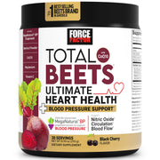 Force Factor Total Beets bottle-front for daily heart health support