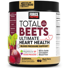 Force Factor Total Beets bottle-front for daily heart health support