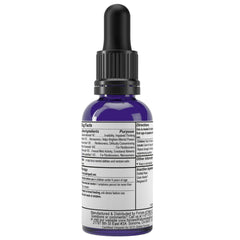 Close-up of Focus More bottle emphasizing organic ingredients for sharper concentration