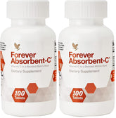 Forever Living Absorbent-C orange-honey flavor chewables for daily immune health.
