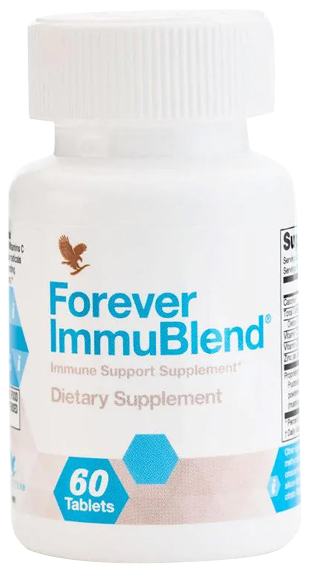 Forever ImmuBlend bottle pour for easy daily immune support.