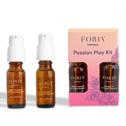 FORIA Passion Play Kit Awaken oil pump bottle for smooth, inviting application.