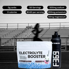 Formula 369 Electrolyte Booster with scoop showing a serving for workouts