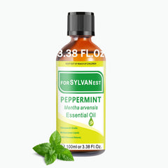 FORSYLVANEST peppermint oil in amber glass bottle preserves freshness