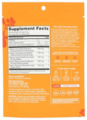 Close-up of Four Sigmatic Focus Blend label highlighting key ingredients