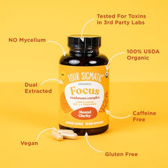 Four Sigmatic Focus Capsules capsules-out-of-pack illustrate a simple daily supplement ritual.