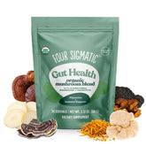 Four Sigmatic Gut Health Blend bag front promoting daily immune wellness