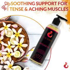 Oil applied to skin showing quick absorption and soft, hydrated skin