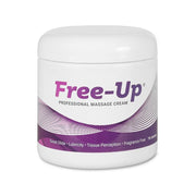 Free-Up Professional Massage Cream jar, fragrance-free formula for sensitive skin