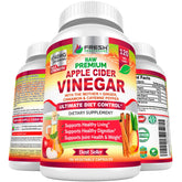 Fresh Healthcare ACV capsules bottle with The Mother for digestive support.