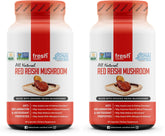 Fresh Nutrition Reishi capsules with 1500mg per serving for potent daily support.