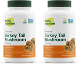 Fresh Nutrition turkey tail bottle with pour for easy daily dosing and benefits
