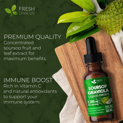 FRESHDRINKUS Soursop liquid pour enabling on-the-go consumption