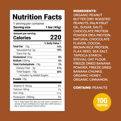 Two FRO PRO Banana Crunch bars in a gym bag for a post-workout snack.