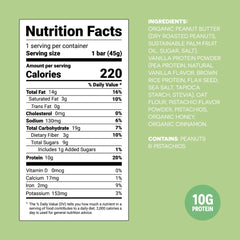 FRO PRO Snack Bar pistachio crunch with real pistachios