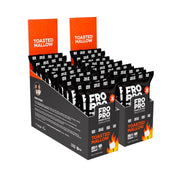 FRO PRO Toasted Mallow bar front view, quick protein boost for busy days.