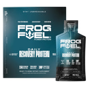 Frog Fuel Power Shot Berry 1oz pack, portable protein boost for on-the-go fueling