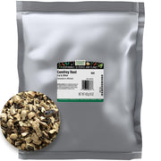Frontier Co-op comfrey root cut and sifted for freshness and topicals.