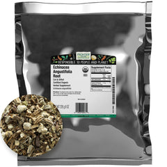 Frontier Co-op dried echinacea root, cut and sifted, ideal for tea and home remedies.
