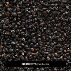 Dried elderberries for jam ingredient by Frontier Co-op, tart and flavorful.