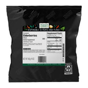 Frontier Co-op dried elderberries package showing European whole berries