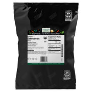 Frontier Co-op Organic Dried Elderberries ideal for tea blends and desserts.