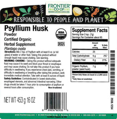 Frontier Co-op Psyllium Husk Powder texture in a bowl showing texture enhancement.
