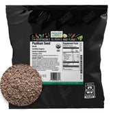 Frontier Co-op Organic Psyllium Seed whole bulk 1lb, ideal for fiber-rich baking.