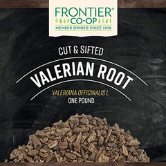 Frontier Co-op valerian root with rich bitter-sweet aroma for soothing beverages