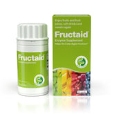 Fructaid bottle with capsules ready to support fructose digestion.