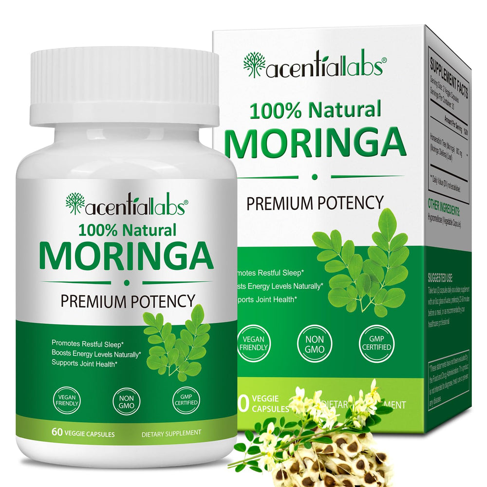 FSLHCY Moringa Capsules bottle on shelf for easy daily nutrient support.