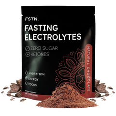 FSTN Chocolate Electrolytes bottle pour for fast hydration