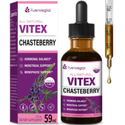 Fuenvegtal Vitex drops bottle pour for easy daily use and quick absorption.