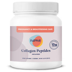 FullWell collagen stick-pack unflavored: convenient daily dose on the go for busy days.