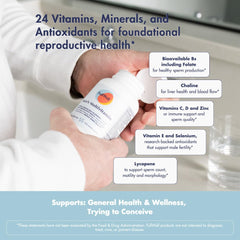 FullWell Fertility Multivitamin pills arranged for easy-to-swallow capsules