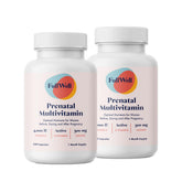 FullWell Prenatal bottle pour for easy daily intake.