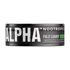 Fully Loaded Alpha Nootropic Pouches USA-made label, trusted quality and manufacturing.