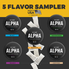 Fully Loaded Bullseye Alpha label detail highlights premium packaging and clarity.