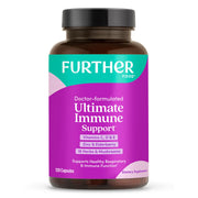 Further Food Ultimate Immune Support bottle front showing trusted daily defense