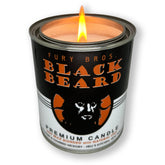 FURY BROS. Black Beard candle tin for masculine ambiance in the man cave.