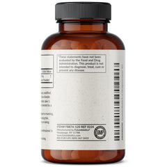 Bottle label of Futurebiotics Rhodiola Rosea, highlighting GMO-free and quality manufacturing.