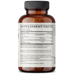 Futurebiotics sustained-release calcium bottle view highlighting long-lasting daily calcium support.